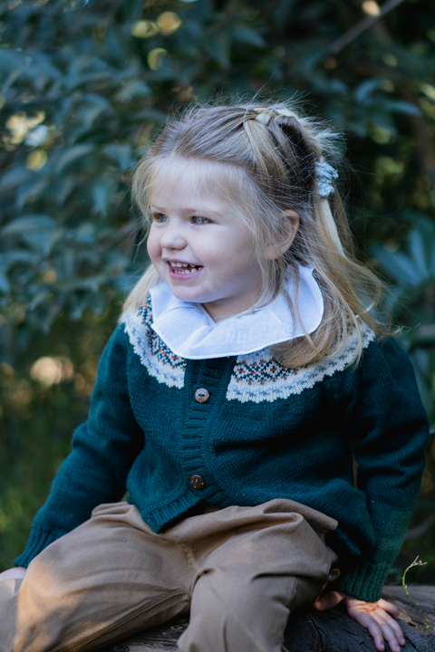Cardigan verde - comprar online