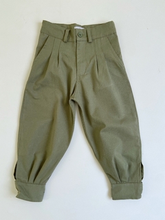 Bombacha de campo gabardina verde - comprar online