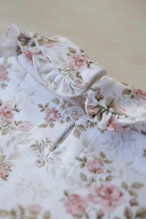 Polera Florencia rositas rosas - comprar online