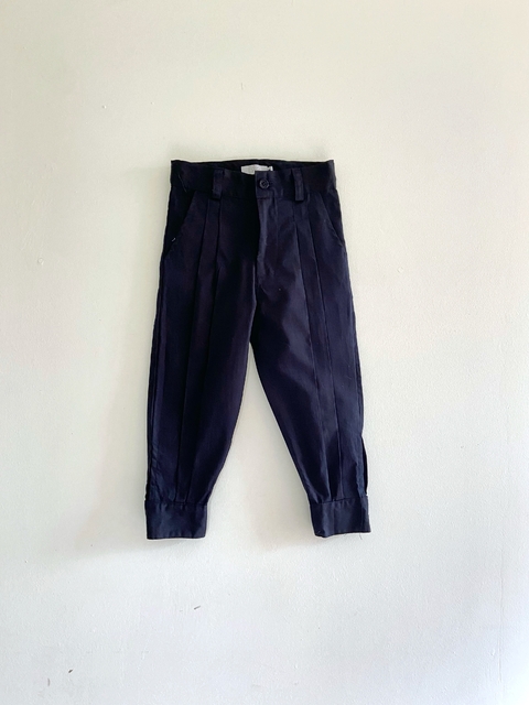 Bombacha de campo gabardina azul - comprar online
