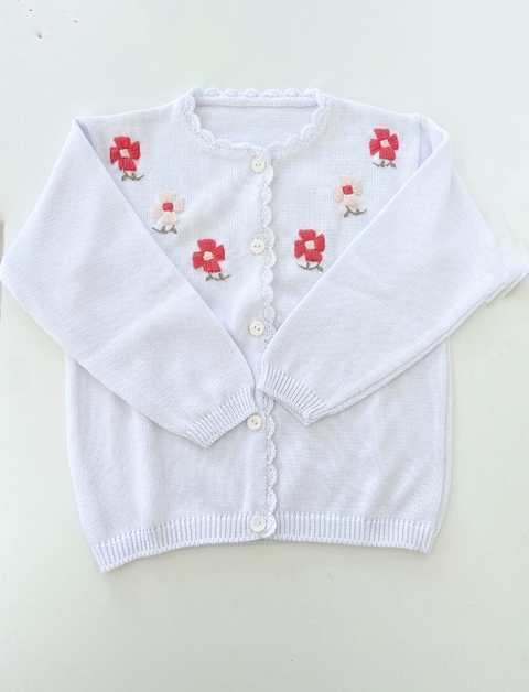 Cardigan Emilia blanco