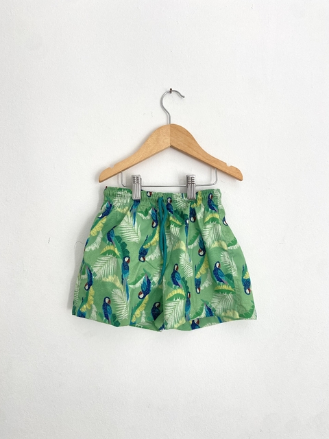 Traje de baño loros verdes