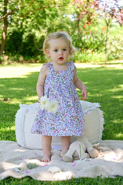 Vestido Siena hojas