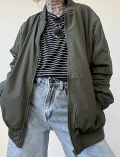 Imagen de Campera Bomber RAMIRA verde
