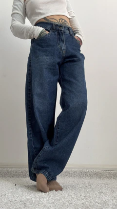 Pantalon Baggy MANUELA Blue - comprar online