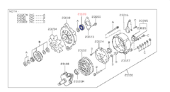 Rolamento Alternador 10x27x11 Com 1 Friso Nissan Subaru na internet