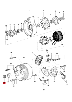 Rolamento 17x23,8x17,5 Opala Caravan Monza Kadett Chevette