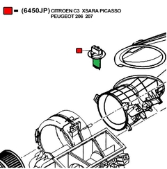Resistência Ventilador Com Conector 206 207 Hoggar Xsara Picasso C3 - loja online