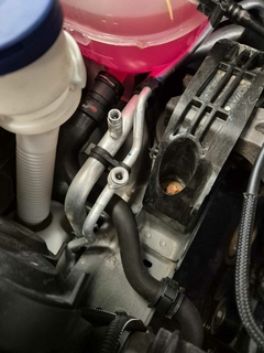 Imagem do 02 Tampas com Válvulas Ar Condicionado Alta e Baixa Peugeot 208 Após 2021