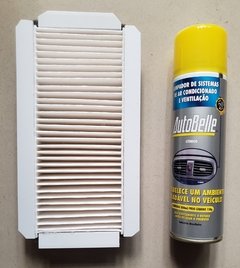 Filtro De Cabine Adaptado e Higienizador Autobelle Gol Voyage Saveiro G5 G6