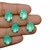 Chaton Para Costura Oval 10x14mm (Base Prata) Verde Fosco- 5 unidades - comprar online
