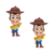 Pingente Emborrachado Toy Story (Woody) - 1 Unidade