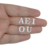 Kit Aplique Acrílico Alfabeto Vogais 1 Cm - 10 Letras - comprar online