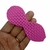 Aplique Emborrachado Laço Palha Pink - 2 unidades - comprar online