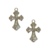 Pingente Cruz (Prata) 25x16mm - 1 Unidade