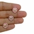 Mini Aplique Redondo Borboleta Rosa 12mm - 4 Unidades - comprar online