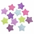 APLIQUE TECIDO ESTRELA GLITER 3CM - 2 UNIDADES