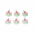 PINGENTE RESINA GATINHA MARIE 2CM - 2 UNIDADES