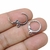 BASE BRINCO ARGOLA PRATA COM SAÍDA 1,2CM - 10 UNIDADES - comprar online