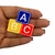 APLIQUE ACRÍLICO ABC QUADRADO - 2 UNIDADE - comprar online