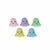 APLIQUE RESINA FANTASMA CANDY COLORS - 4 UNIDADES
