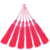 Pingente De Seda Tassel Pink Neon 7cm - 2 unidades