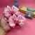 Kit Pegue e Monte da Ju - Laço e Pulseira Páscoa (Rosa) - 1 Unidade