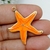 PINGENTE ESTRELA DO MAR NEON METAL DOURADO - 1 UNIDADE - comprar online