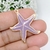 PINGENTE ESTRELA DO MAR CANDY METAL DOURADO - 1 UNIDADE - loja online