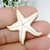 PINGENTE ESTRELA DO MAR CANDY METAL DOURADO - 1 UNIDADE - comprar online