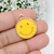 PINGENTE SMILE NEON METAL DOURADO - 1 UNIDADE - comprar online