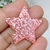 APLIQUE RESINA ESTRELA GLITTER 4CM - 1 UNIDADE na internet