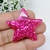 APLIQUE RESINA ESTRELA GLITTER 4CM - 1 UNIDADE - comprar online