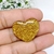 APLIQUE RESINA CORAÇÃO GLITTER 3CM - 2 UNIDADES - Juliana Bijuterias