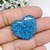 APLIQUE RESINA CORAÇÃO GLITTER 3CM - 2 UNIDADES na internet