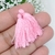 PINGENTE MINI TASSEL (SEM ARGOLA) - 5 UNIDADES - Juliana Bijuterias
