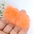 POMPOM PELINHO ACHATADO RETO 7CM - 2 UNIDADES - loja online