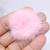 POMPOM PELINHO ACHATADO 4CM - 2 UNIDADES - Juliana Bijuterias