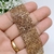 MICRO MANTA DE STRASS 2,5x38CM- 10 FILEIRAS na internet