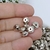CONTA ACHATADA FACETADA PRATA 8MM - 10 GRAMAS - comprar online