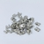 TERMINAL TIP PRATA 4,3MM - 20 UNIDADES