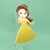 APLIQUE ACRÍLICO CURVADO PRINCESAS CUTE 10CM - 1 UNIDADE - Juliana Bijuterias