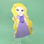 Imagem do APLIQUE ACRÍLICO CURVADO PRINCESAS CUTE 10CM - 1 UNIDADE