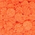 Pompom De Malha 25mm Laranja Neon - 5 unidades