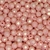 Bola Facetada Leitosa Irisada (Salmão) - 8mm