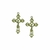 Pingente Cruz Trabalhada Jesus Cristo 4,8x2,7cm (Dourada) - 1 unidade