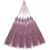 Pingente De Seda Tassel Rosa Antigo 7cm - 2 unidades