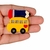 APLIQUE ACRÍLICO ÔNIBUS COM LÁPIS ESCOLAR 3D - 1 UNIDADE - comprar online