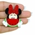 Aplique Acrílico Minnie Melancia Vermelha (4cm) 3D - 1 unidade - comprar online