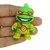 Pingente Emborrachado Tartaruga Ninja (Michelangelo-laranja) 4cm - 1 Unidade - comprar online